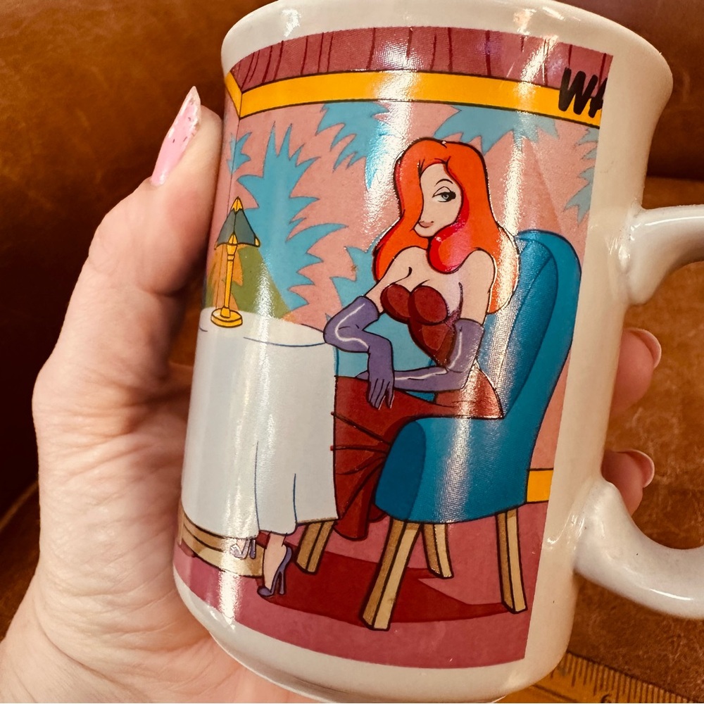 Vintage Jessica Rabbit Ceramic Coffee Mug 80s Roger Rabbit Movie - Picture 7 of 7